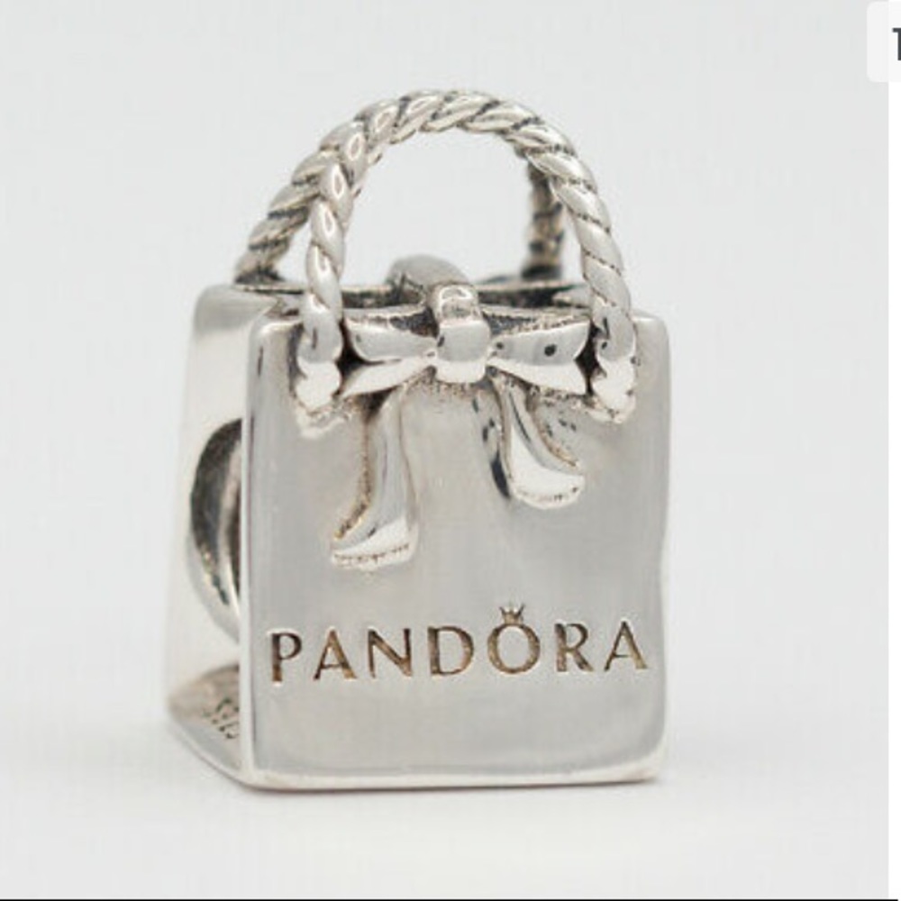 PANDORA shopping bag bracelet charm